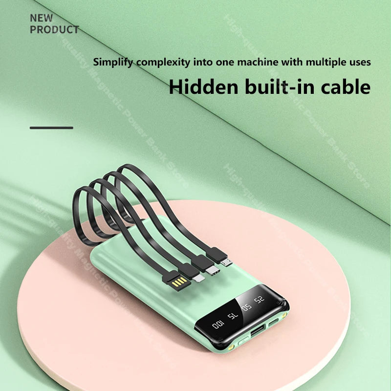 New 50000mAh High-capacity Portable Power Bank for Charging Smartphones and Digital Electronic Devices For Holidays and Travels