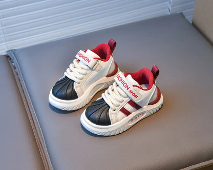 Children's Breathable Sports Shoes  Spring Autumn New Boys Girls Soft Soled Anti -Slip Leather Shoes Baby Kids Running Shoe