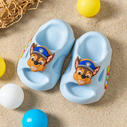 Children's Anime Slides | Boys & Girls Outdoor Non-Slip Soft Soled Sandals & Home Slippers – PAW Patrol