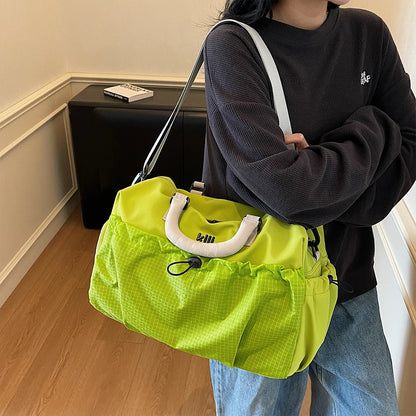 Large Capacity Travel Bag, Lightweight Short-Distance Boarding Bag, Dry and Wet Separation, Crossbody Fitness Bag, Luggage Bag