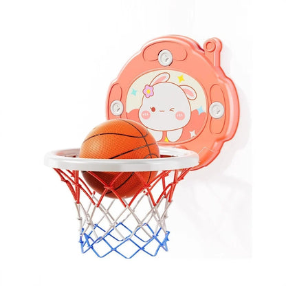 New Children's Basketball Frame Indoor Shooting Hanging Baby Basketball Stand 1-5 Year Old Baby Home Ball Toy No Punching