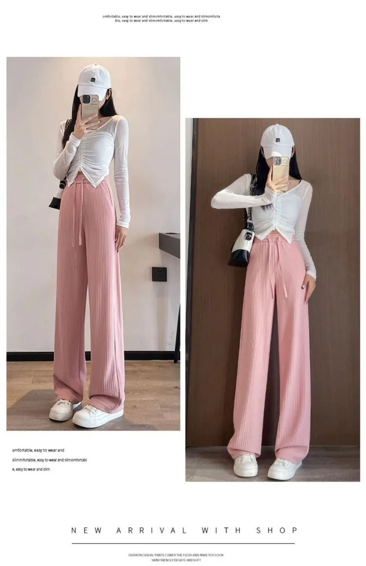 Women's Pencil Pants Jogger Sweatpants Thin Material Seven/Nine Points Length Boting Trousers for Spring Season (Available)
