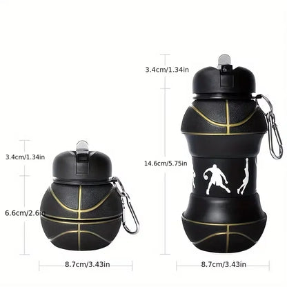 Basketball Soccer Sports Ball Design Tumbler Cup - Insulated Stainless Steel Drinking Cup Gift for Men Women Kids