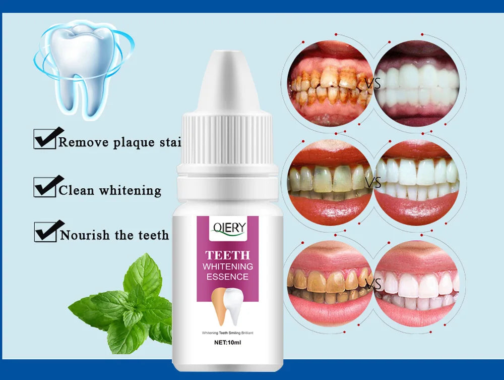 Whitening teeth Remove yellow , black spots, stains,  whitening essence powder, dental instruments, beauty liquid