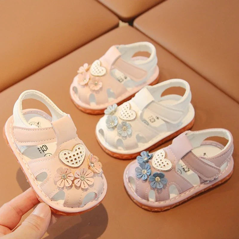 Baby Shoes Summer New Baby Calling Shoe Soft soled  Baby Girl Sandals Anti slip Girl Shoe Children sandals