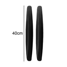 Car Anti-collision Strip Bumper Protector Elastic PVC Non-slip Self-adhesive Auto Front Rear Bumper Guard Protector Trim(Available)
