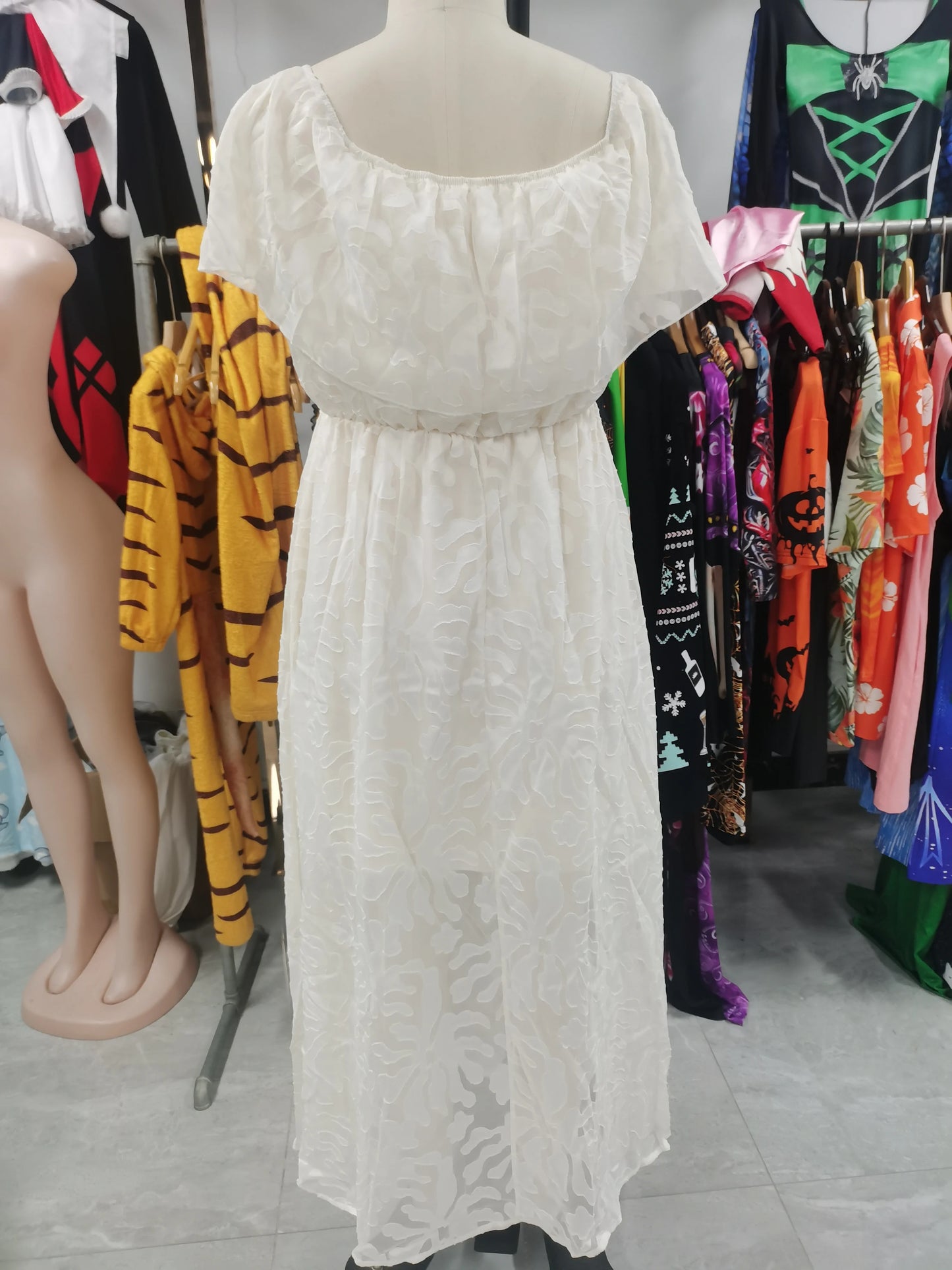 Women's Dresses 2025 Summer White Dress Women Cover-Ups Outfits Boho Hippie Chic Long Maxi Dresses Female Clothes Robe Vestidos