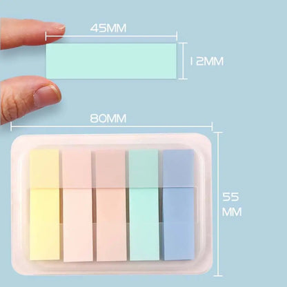 Stationery School Office Supplies Hand Account Notes Bookmark Marker Notepad Sticky Note Sticky Labels Index Memo Pad