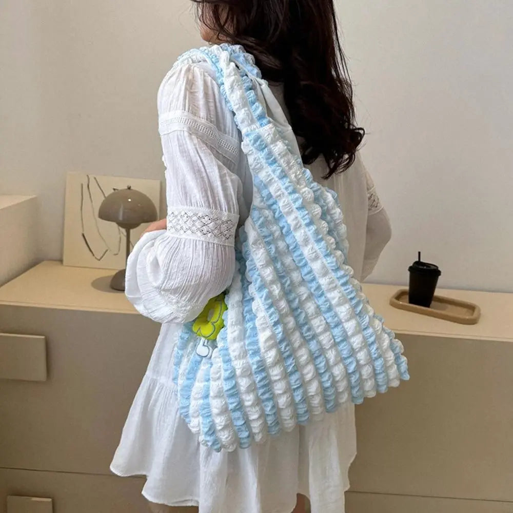 Women's Large Capacity Tote Bag with spacious interior, zipper closure, comfortable shoulder straps, and casual everyday design