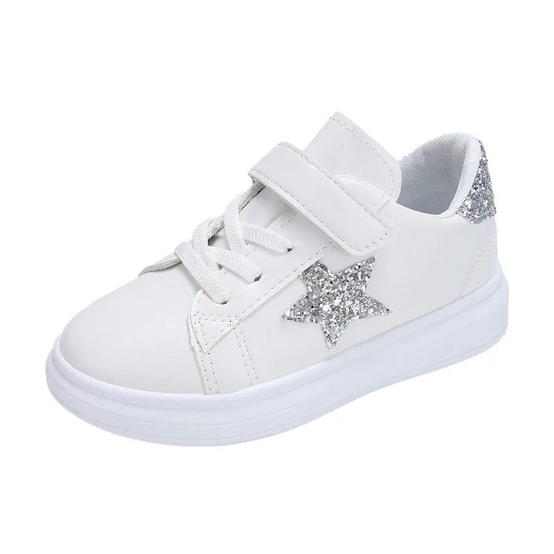 2025 Spring and Autumn New Girls Board Shoes Sports Girls Children Foreign Air Breathable Casual Shoes