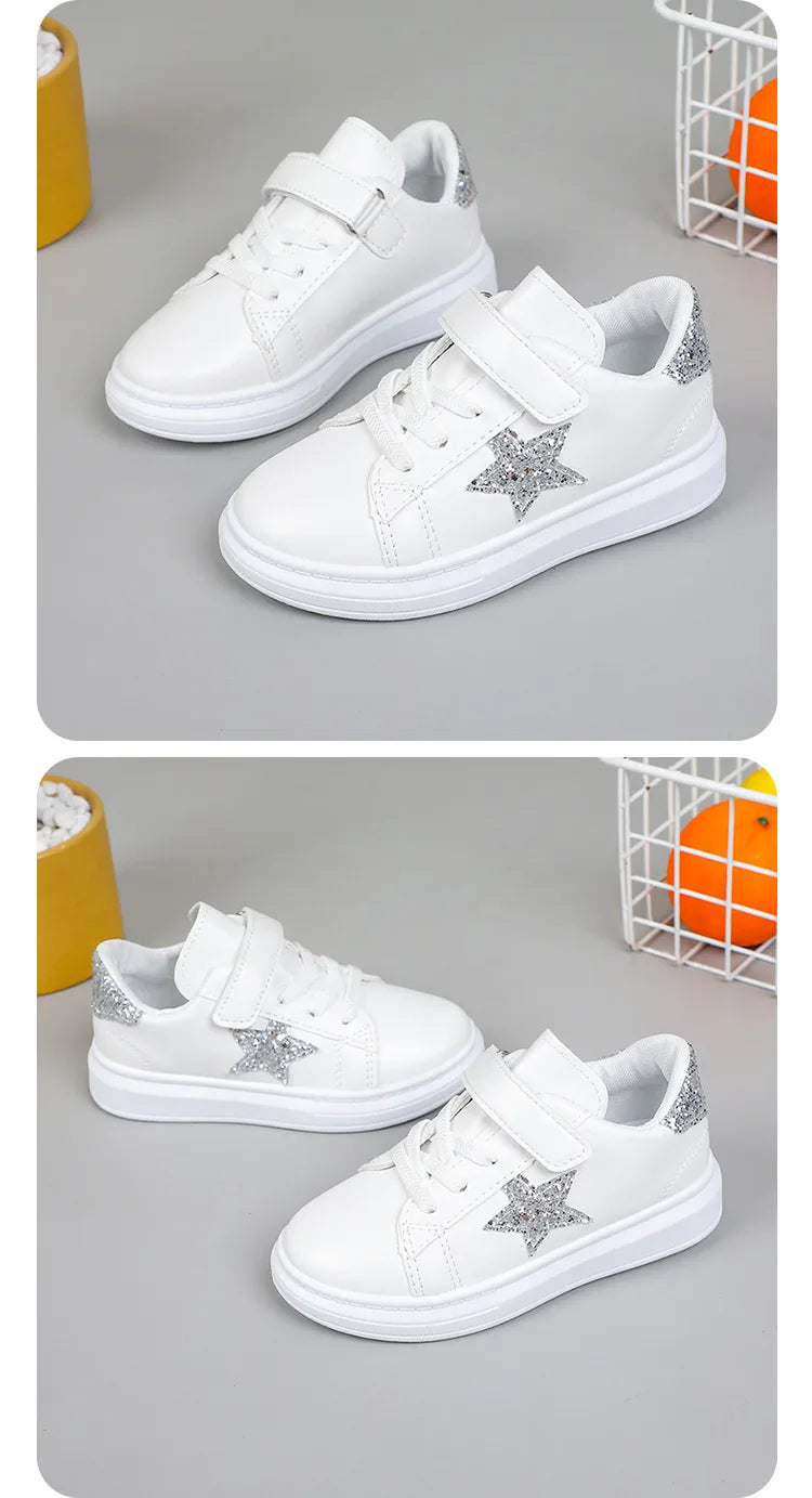 2025 Spring and Autumn New Girls Board Shoes Sports Girls Children Foreign Air Breathable Casual Shoes