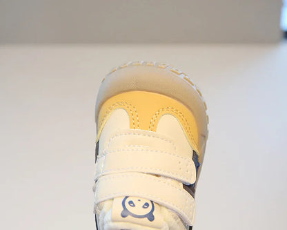 Baby Sneakers Warm Fur Inside Infant Shoes Autumn Winter Little Boys Girls Casual Shoes For Baby Pink, Yellow