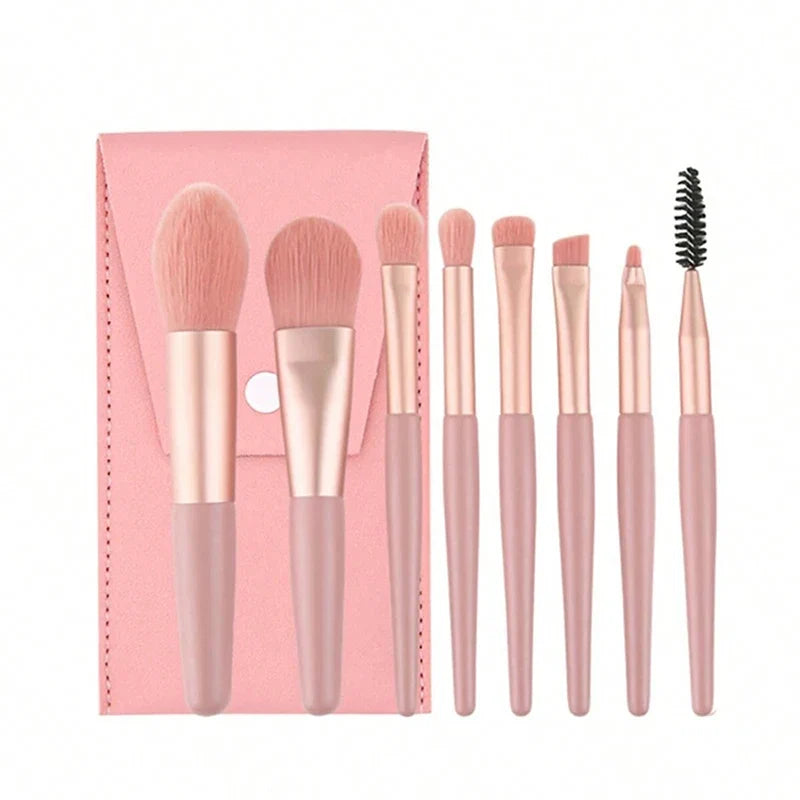 Makeup Brushes Set Eye Shadow Foundation Women Cosmetic Brush Eyeshadow Blush Beauty Soft Make Up Tools Bag (Available)