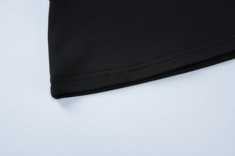 Faionable Pure Color Knot Fold over One oulder ort Crop Top T-irt Street Sle Slim Fit Polyester Summer New Arrival