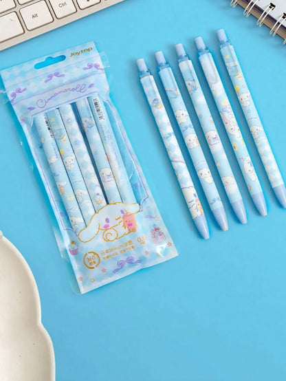 1pc Cute A6 Notebook With Magnetic Closure - Kuromi, My Melody & Cinnamoroll  Paper Journal For Teens & Adults Stationery Gift