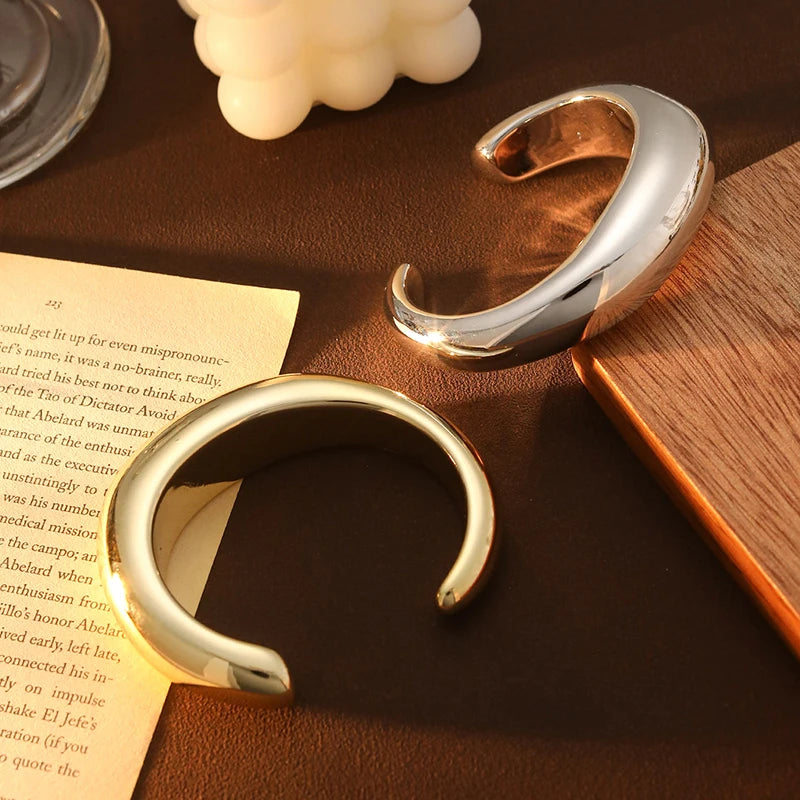 Fashion Exaggerated Irregular Bracelets for Women Simple Hip Hop Rock Personality Plastic Cuff Bangle Trendy Jewelry