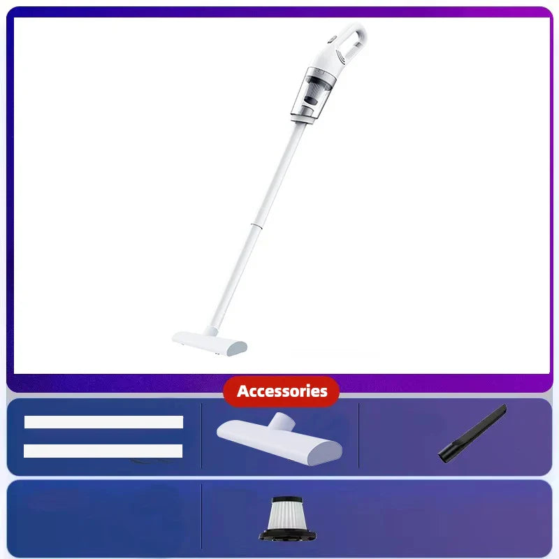 Handheld Vacuum Cleaner 6500P Powerful Suction LED surface Multifunctional Wireless Vacuum Cleaner for Car Floor Household