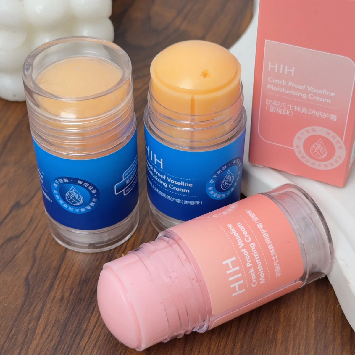 Anti Cracking Feet Cream Stick Double Protection Moisturizing Peach Orange Hand Foot Softening Dry Exfoliation Daily Foot Care