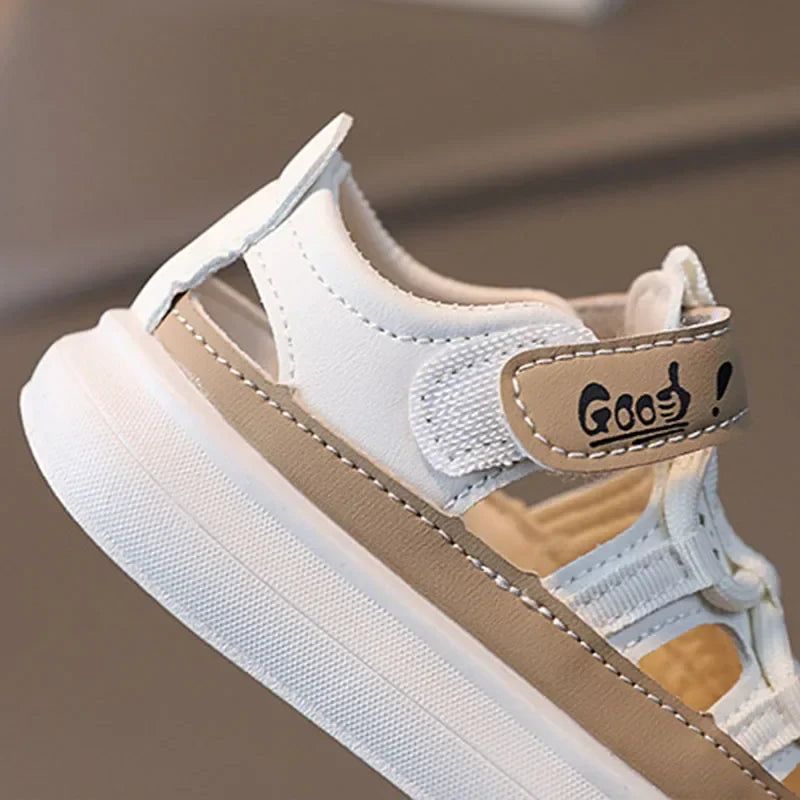 Summer Children Shoes Boys Soft Soles Beach Shoes Girl Baby Closed Toe Anti-kick Kids Sandal Summer Platform Sandals