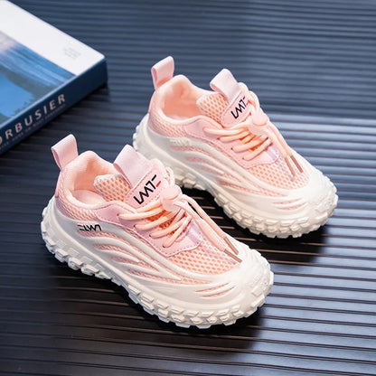 Breathable Mesh Kids Girls And Boys Casual Shoes Rubber Sole Summer Autumn Toddlers Tennis 3-6y
