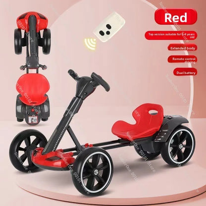 Children's electric go karts do not require installation and can ride in electric cars, rechargeable