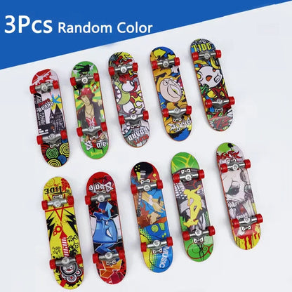 Finger Skate Board Mini Collectible Creative Desktop Fingertip FingerBoard Toys For kids Birthday Gifts Finger Skater