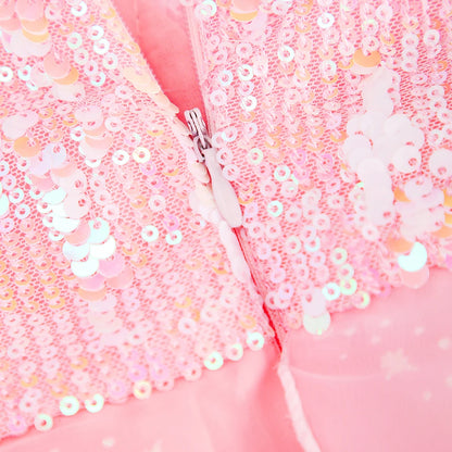 2025 Girl Princess Dress Carnival Party Princess Dress Birthday Party Dress Children's Pink Cute Dress Girl's Party Dress 2-12Y