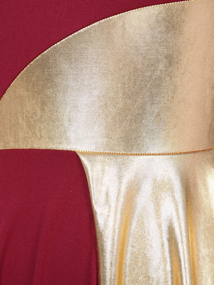 Women Church Choir Worship Praise Dress Modern Lyrical Dance Performance Costume One Shoulder Irregular Hem Dresses Dancewear