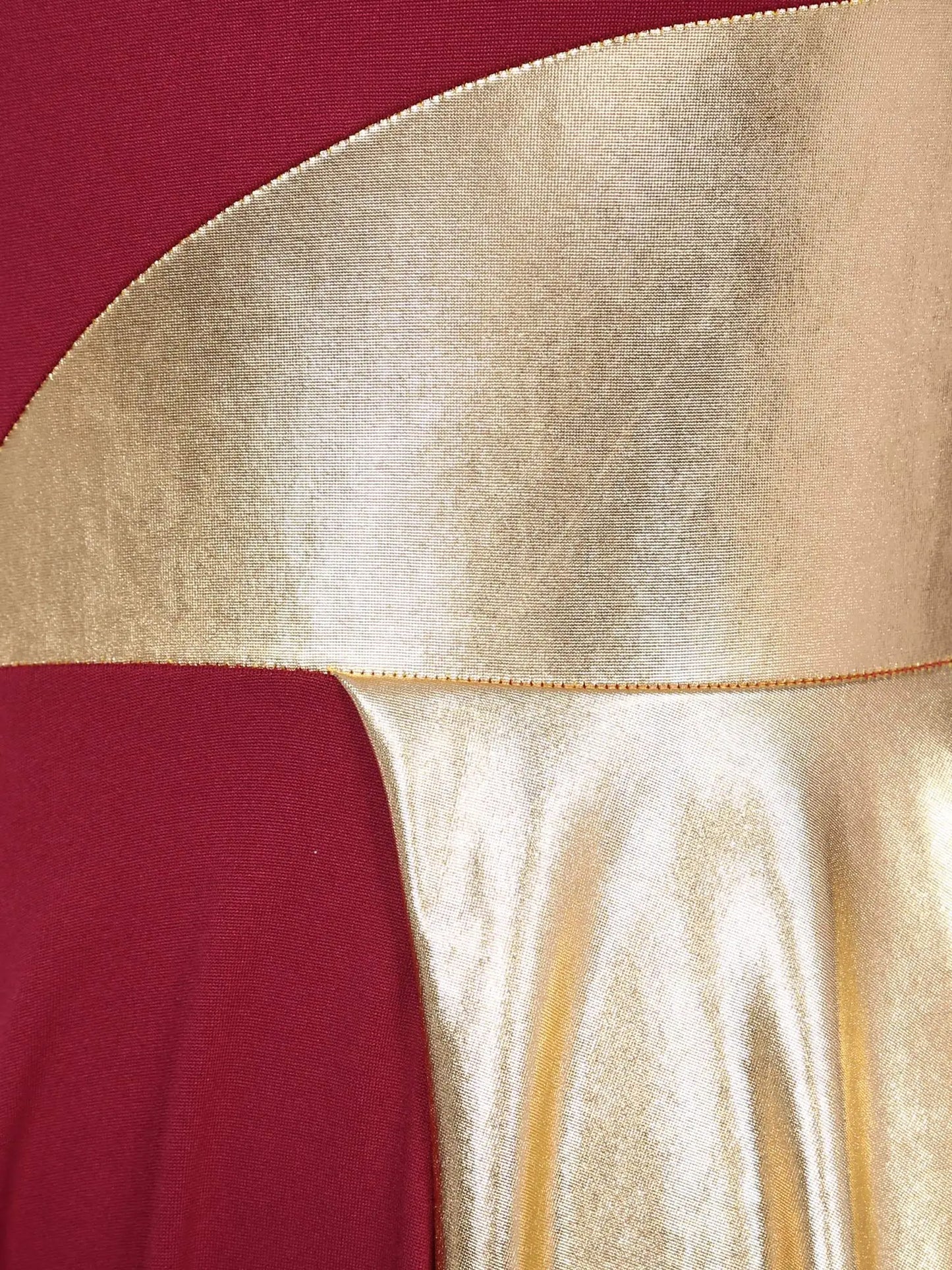 Women Church Choir Worship Praise Dress Modern Lyrical Dance Performance Costume One Shoulder Irregular Hem Dresses Dancewear