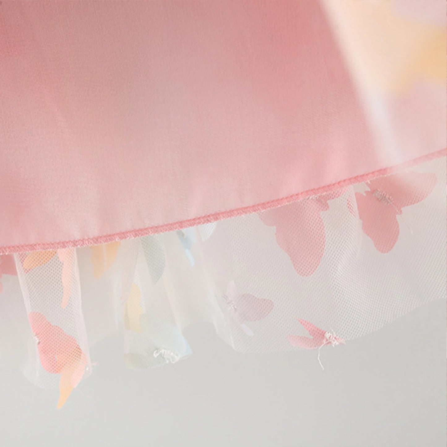 New Baby Girls Birthday Party Evening Dresses Summer Butterfly Wings Children Clothes Sweet Colorful Toddler Kids Costume