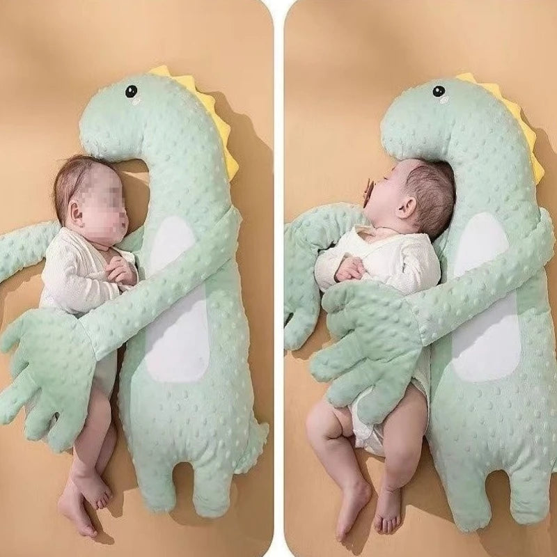 Baby Soothing Sleeping Pad, Infant Comfort Pillow with Patting Function for Anti-Startle Support and Warm Compress Design