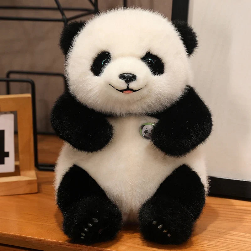 Adorable Base Simulation Lifelike Giant Panda FuBao Plush Toys Kawaii Stuffed Animals Soft Bears Baby Appease Doll Gifts