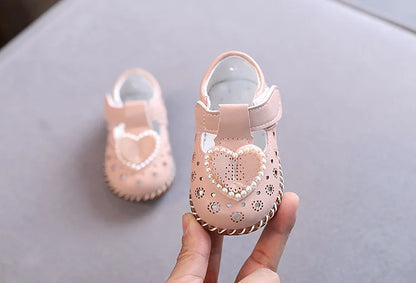 Children Sandals for Girls Summer New Fashionable Korean Style Comfortable Soft Sole Casual Cute Baby Beach Shoes