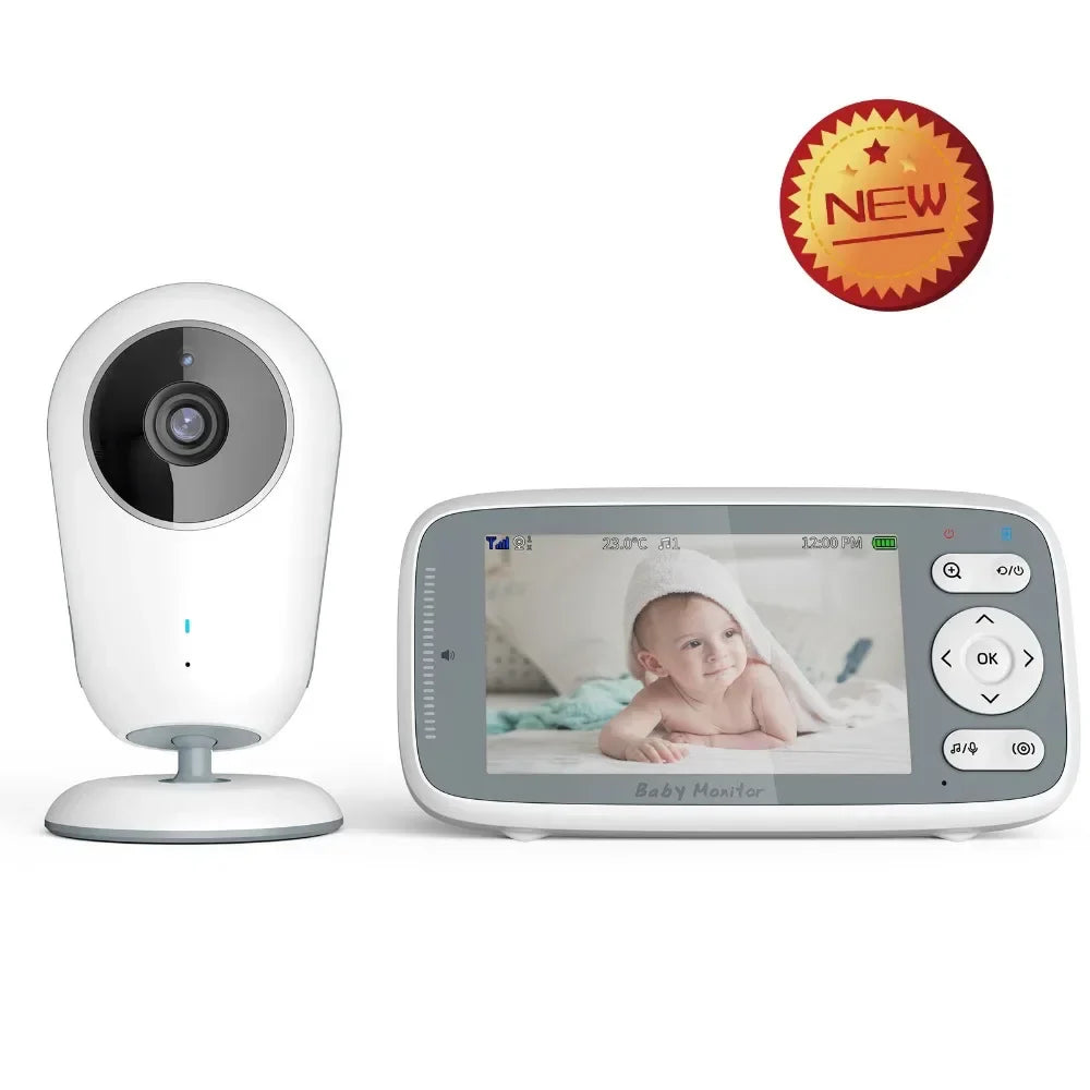 Baby Monitor 3X Digital Zoom Video Camera Two Way Audio Auto Night Vision 720P HD Security Camera Babysitter VB615