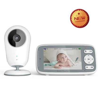 Baby Monitor 3X Digital Zoom Video Camera Two Way Audio Auto Night Vision 720P HD Security Camera Babysitter VB615