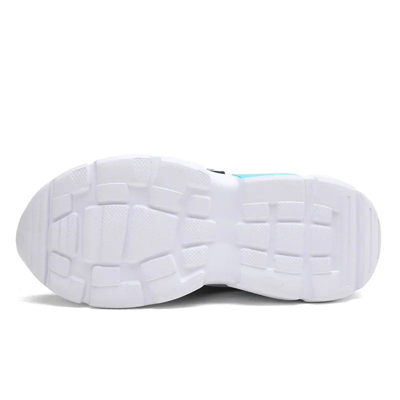 Autumn and Winter Children's Shoes, Boys' Sneakers, Leather Surface, Breathable, Non-Slip, Versatile Sports Shoes for Middle-Aged and Older Children and Primary School Students