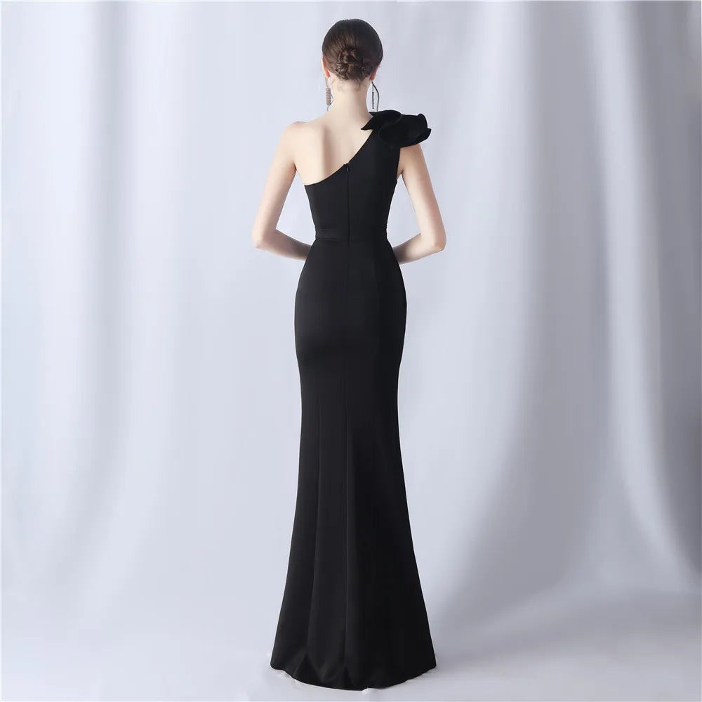 Women's Elegant Dresses for Prom Party Dress Evening Formal Gala Woman Luxury Special Events Occasion Chic Simple Satin 2024