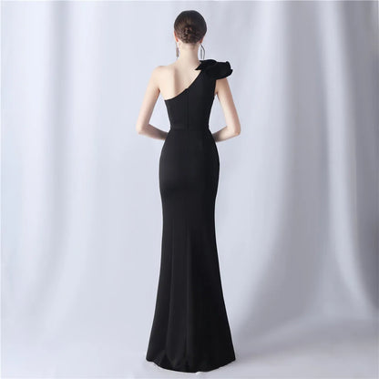 Women's Elegant Dresses for Prom Party Dress Evening Formal Gala Woman Luxury Special Events Occasion Chic Simple Satin 2024