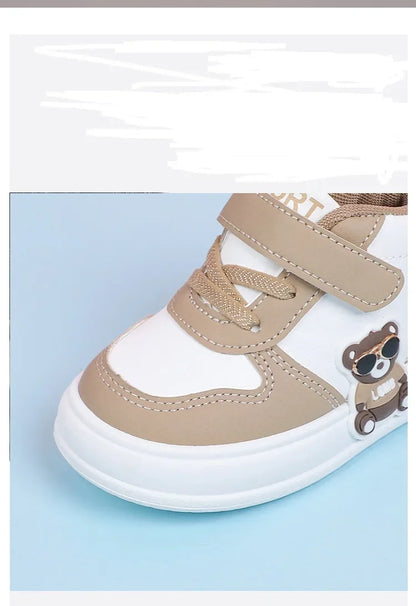 New Baby Girls Sneakers Board Shoes Cartoon Prints Soft Bottom Non-slip Children Casual Walking Shoes Boy Kids Children Shoes