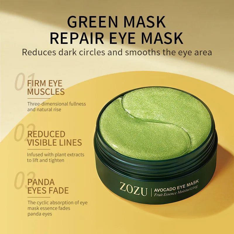 ZOZU Eye Mask Eye Patches - Hydrating Moisturizing Eye Care, Reduces Fine Lines, Brightens Dark Circles, Soothes Dry Eye Area, N