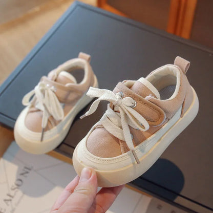 Kids Canvas Shoe Fashion Soft Botton Boys Girls Sneakers Baby Casual Shoes Unisex Children Sport Shoes Tennis Size 21-30