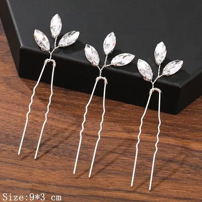 Hair Pins Hair Accessories For Women Wedding Accessories Hair Clips Jewelry Pearl Rhinestone Flower Hair Clip Pins Headpiece