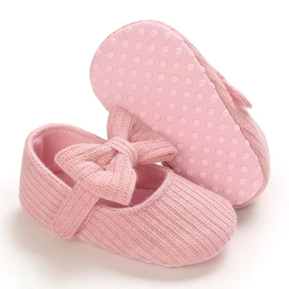 Fashionable Baby Girl Shoes Cute Classic Pink Theme Casual Flat Shoes Soft Sole Comfortable Lightweight Walking Shoes