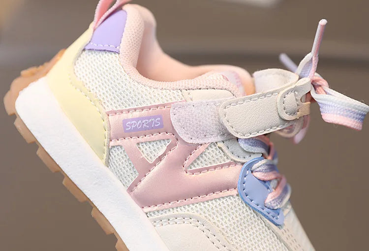 Spring Autumn Kids Sneakers Boys Girls Sport Shoes Fashion Mesh Breathable Kids Casual Shoes Toddler Boys Girls Running Sneakers