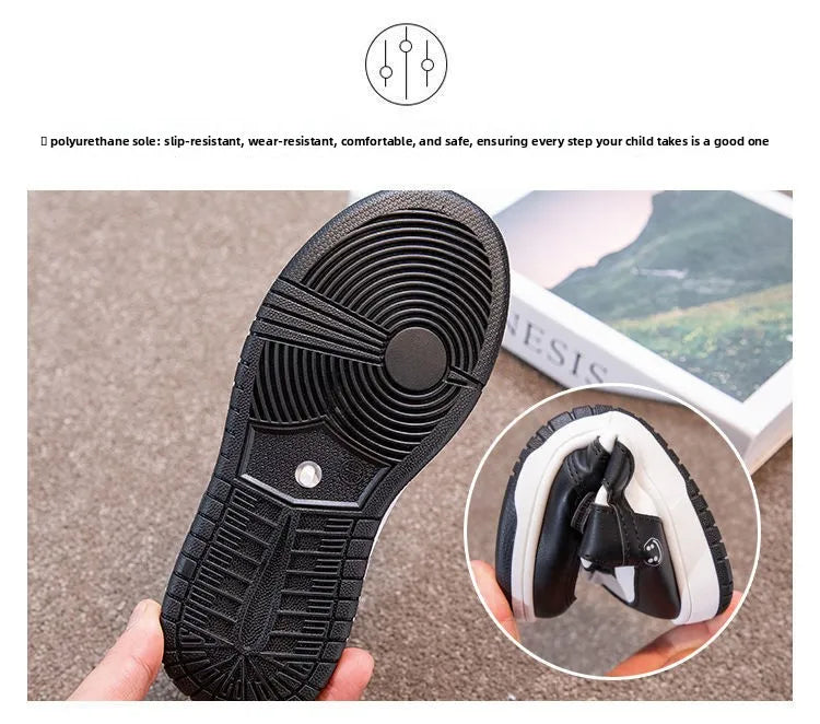 Fashion High Top Kids Sneakers Casual Shoes Boys & Girls Running Shoes Outdoor Walking Breathable Comfortable School Shoes