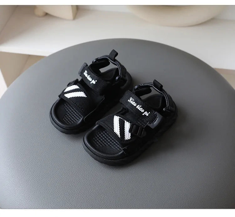 Girls Beach Sandals Summer Baby Sport Sandals Boys Net Cloth Kids Sneakers  Comfortable Canvas Water Shoes Kids