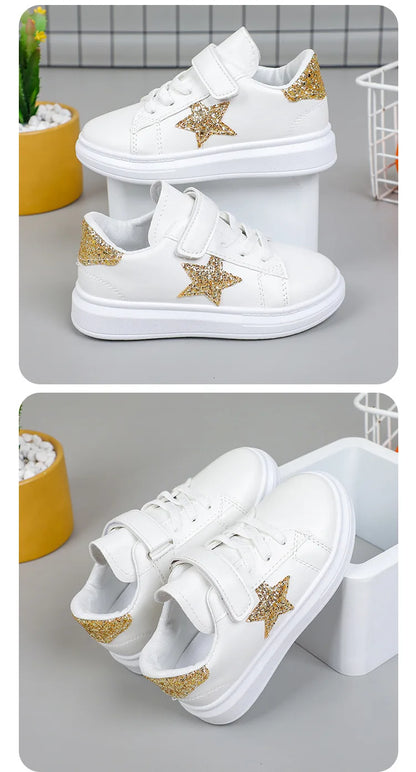 2025 Spring and Autumn New Girls Board Shoes Sports Girls Children Foreign Air Breathable Casual Shoes