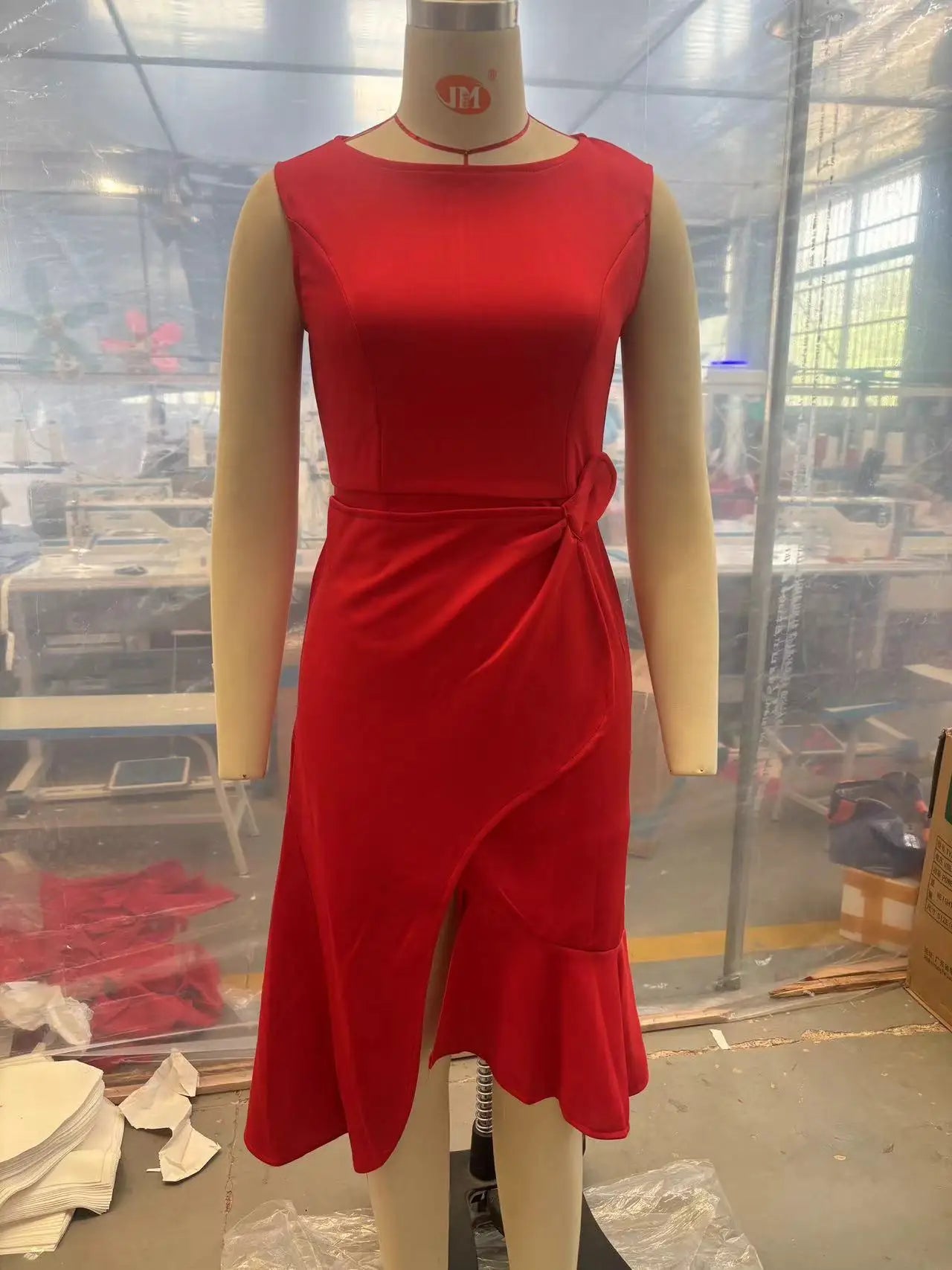 Elegant Women's Evening Dress Autumn Winter Temperament Fashionable Clothing Sleeveless High Waist Personalized Long Dresses