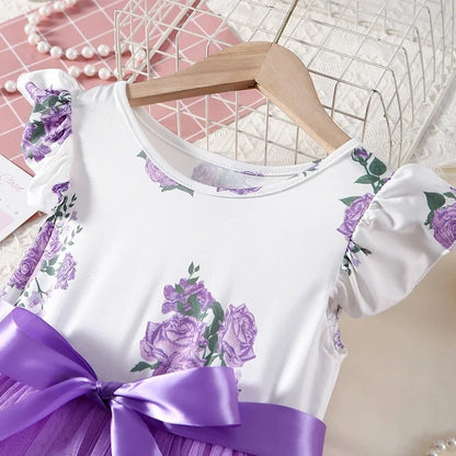 Girls' Casual Dress Princess Dress Gorgeous Dress Christmas Birthday Party Wedding Daily Casual Dress Age 3-8 Years Old