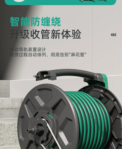 Wall Mounted Portable Water Gun Pressure Resistant Antifreeze Flower Sprayer Car Wash Durable Water Pipe Coiler